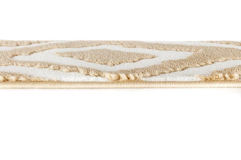 Meadow - Beige Turkish Premium Quality Stair Rugs  Low Pile Carpet Treads for Wooden Stairs